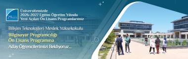 Bilgisayar Programcılığı Ön Lisans Programı